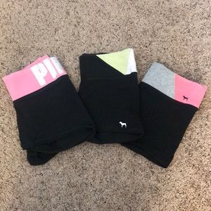 All 3 yoga shorts